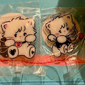 Set of handmade acrylic Meiko hooks